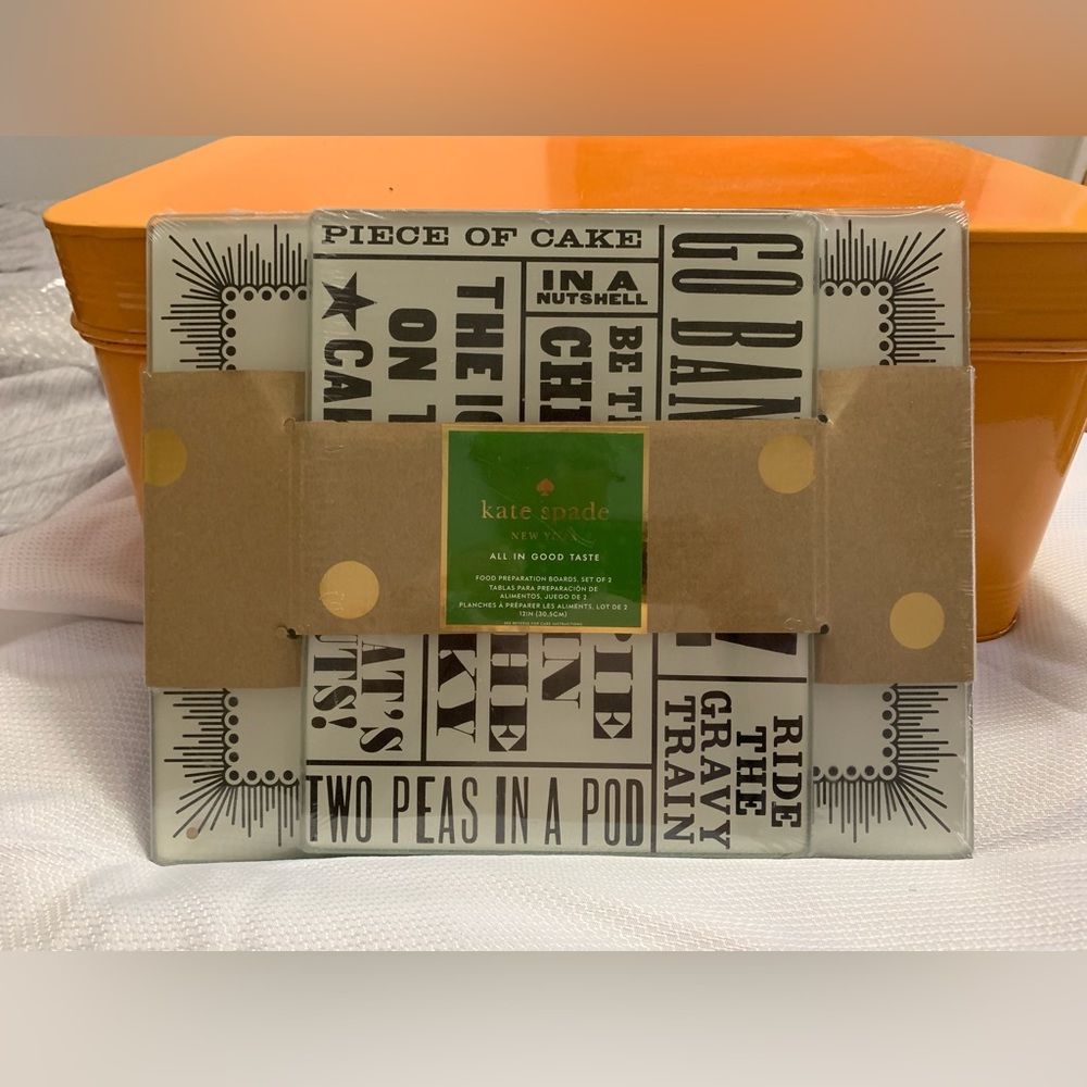 Kate Spade food preparation boards